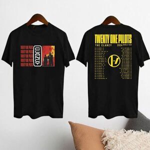 Twenty One Pilots Clancy Tour 2024 2 Sided Alt Pop Fan T-Shirt